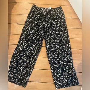Vintage Tommy Bahama Hi Rise Lightweight Patterned Rayon Pants Size Small